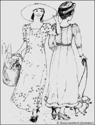 1909 Edwardian Dress Pattern