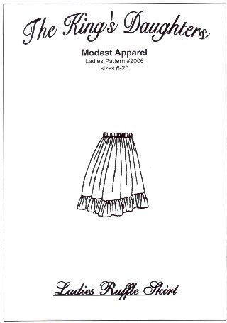 Ladies Ruffle Skirt