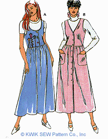 Kwik Sew� Button Jumpers Pattern-jumper pattern, kwik sew, kwiksew, buttons, no zipper, jumper, pattern for a jumper, sewing, make