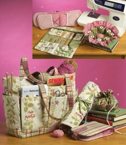 Sewing & Knitting Tote & Accessories-Sewing & Knitting Tote & Accessories