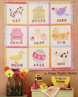 New Techniques for Crayon Quilts-crayon quilts, cindy taylor oates, taylor made designs, taylor made, new techniques for crayon quilt