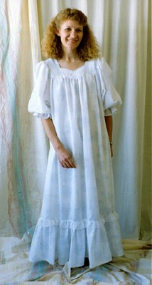 Elizabeth Lee Sweetheart Nursing Nightgown-Elizabeth Lee Sweetheart Nursing Nightgown
