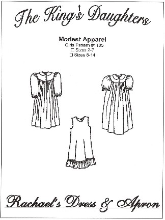 Girls Rachael's Dress & Apron