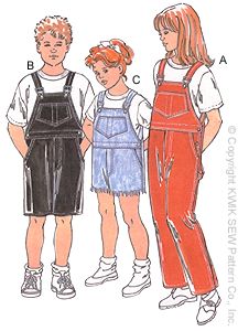 Kwik Sew� Boys Bib Overalls-Kwik Sew� Boys Bib Overalls
