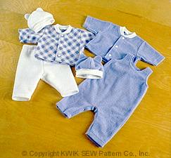 Kwik Sew� Babies Jacket, Pants, Overalls & Hat-Kwik Sew� Babies Jacket, Pants, Overalls & Hat