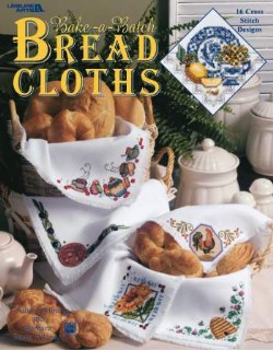Bake-a-Batch Bread Cloths - 16 designs to cross stitch-Bake-a-Batch Bread Cloths - 16 designs to cross stitch