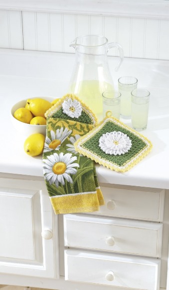 Towel Toppers and Potholders - crochet