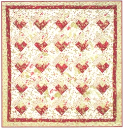 Random Hearts Quilt-Random Hearts Quilt