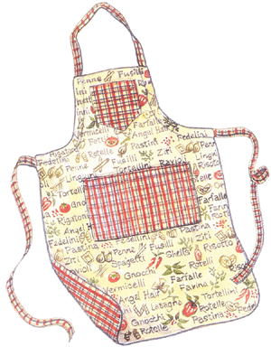 LangLangCreations: Reversible Children's Apron with Fabric