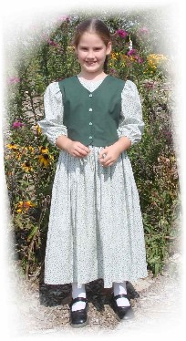 American Girl Size Doll Dress with Vest Free Crochet Pattern